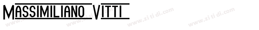 Massimiliano Vitti 设字体转换
